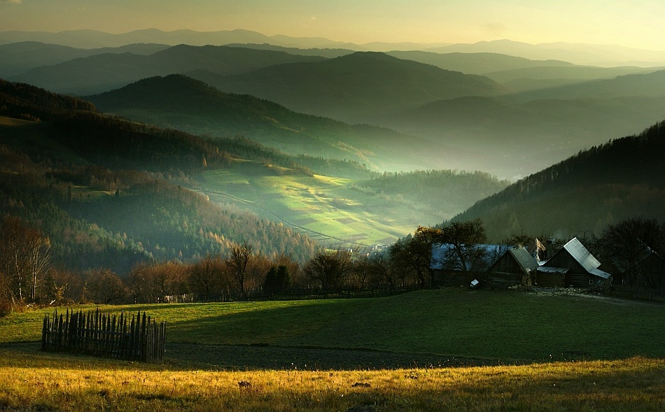 Dream about a green valley by Janusz Wanczyk