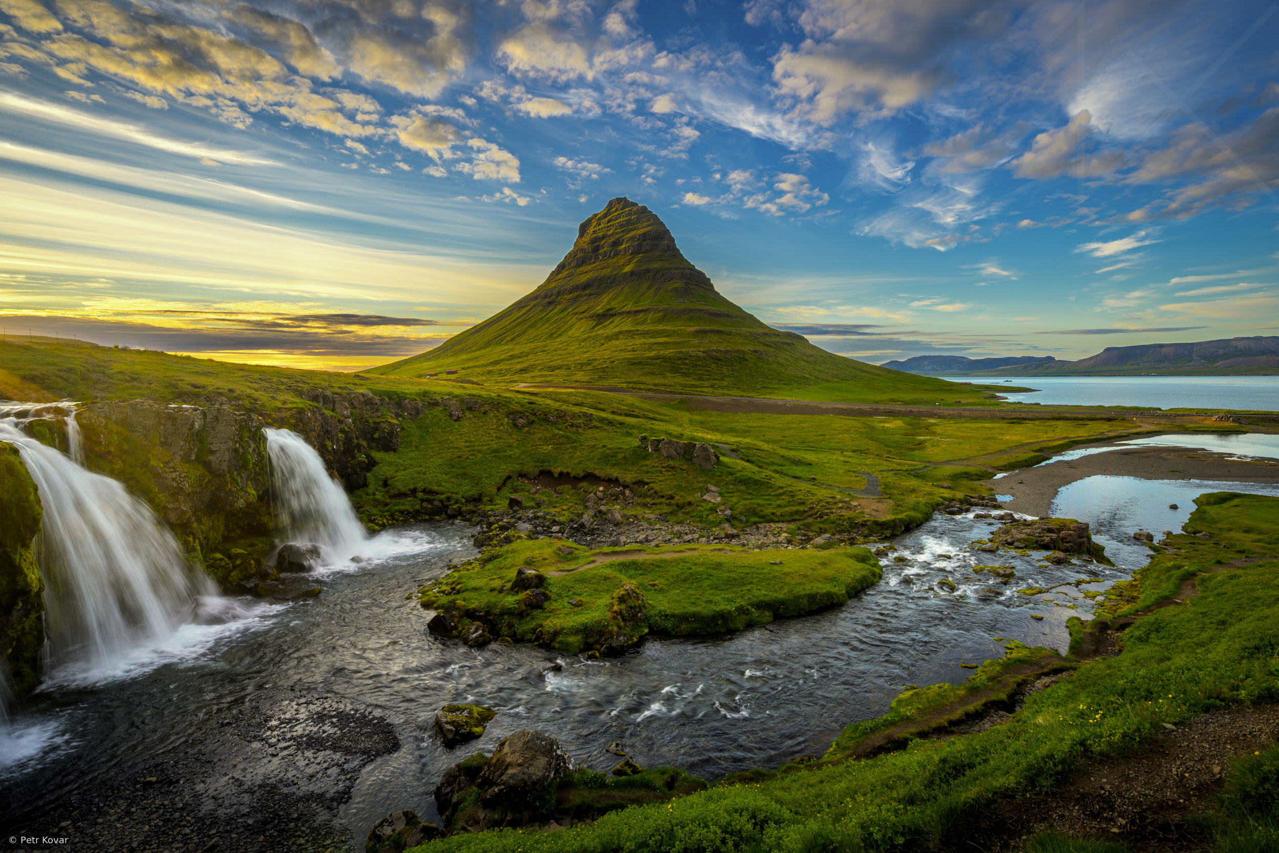 Kirkjufell after summer sunset by Petr Kovar