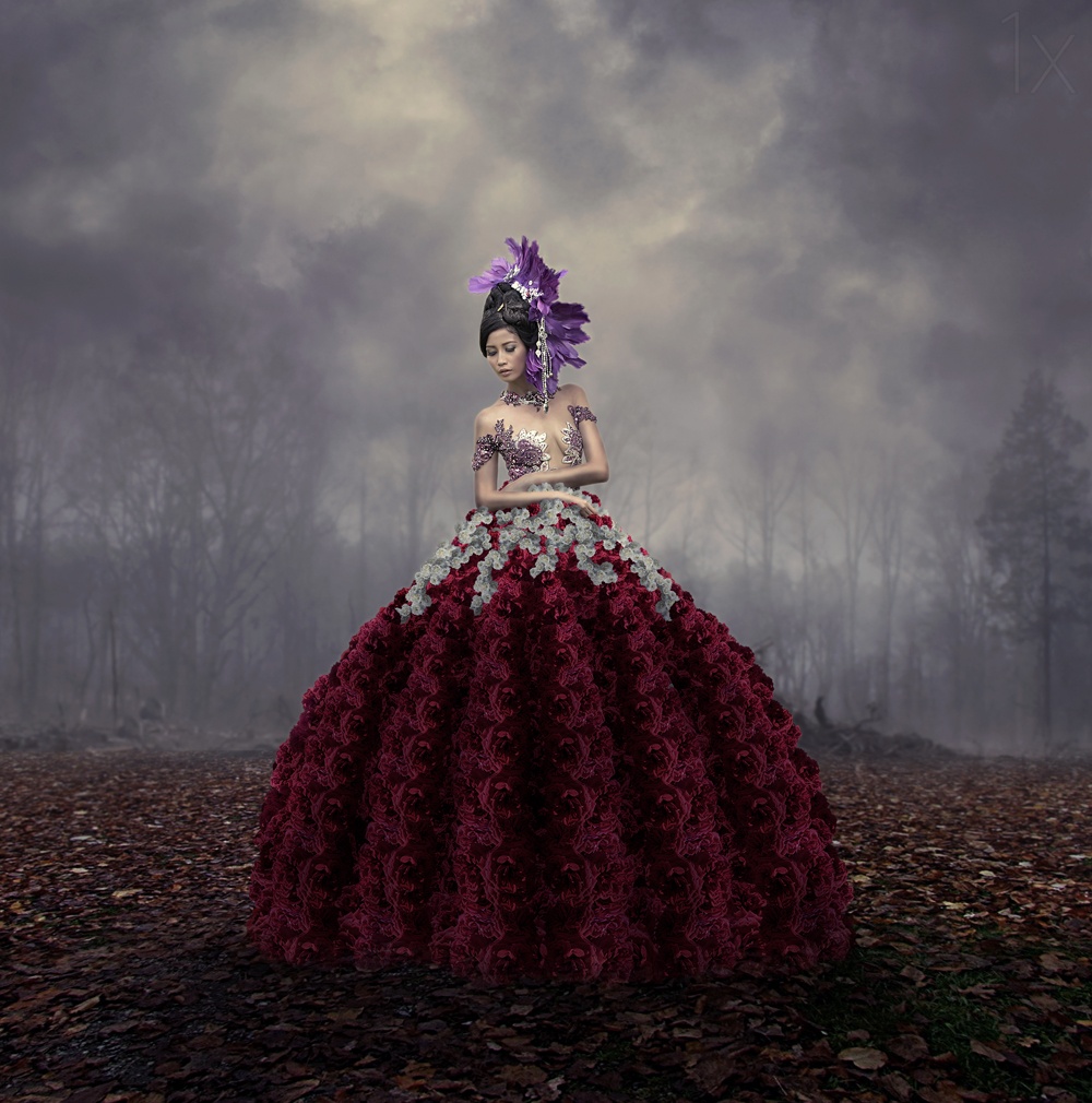 The queen of flowers by hukma art