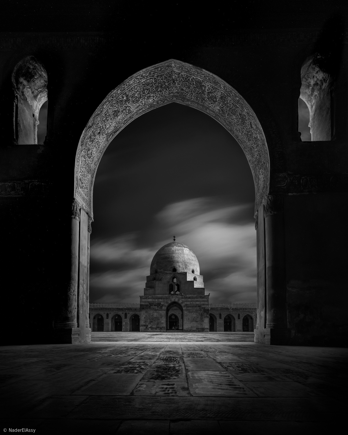 Ibn Tulun Dome Framed by Nader El Assy