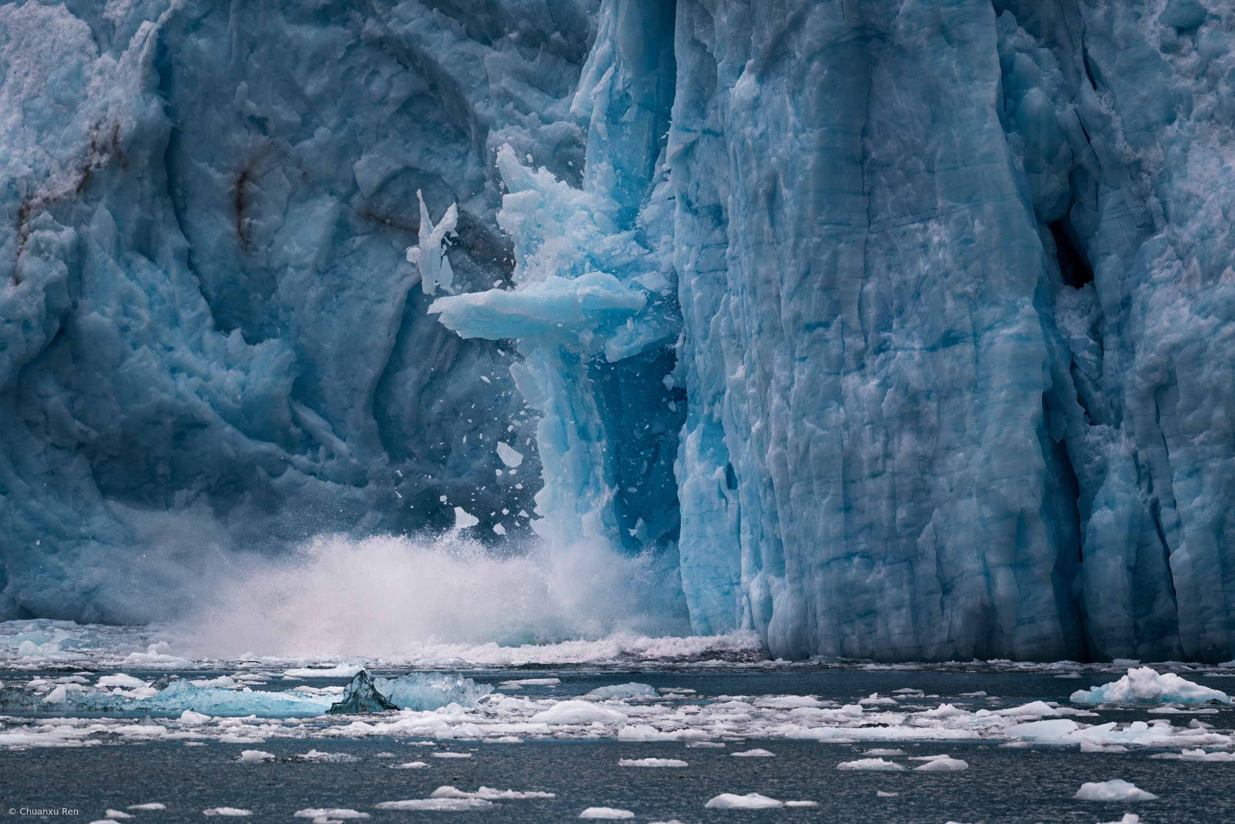 The Collapsing Iceberg in Kenai by Chuanxu Ren